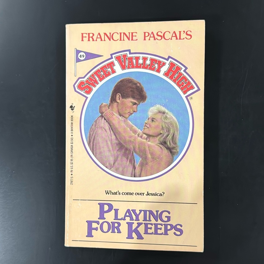 Sweet Valley High #49: Playing for Keeps - Vintage Paperback Novel